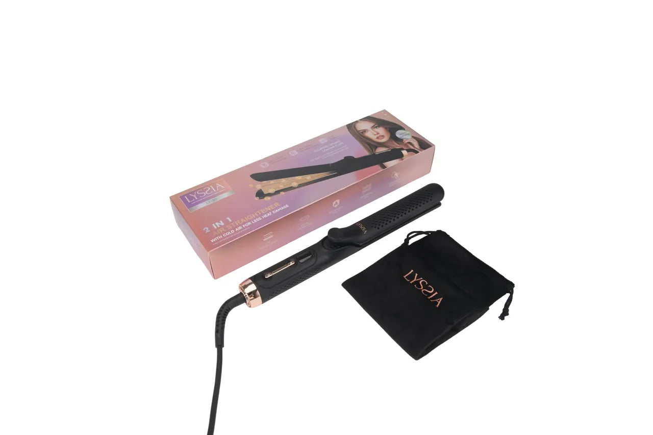 LY-30 Hair Straightener 2 in 1 With Cold Air (for cooling hair and less heat damage )