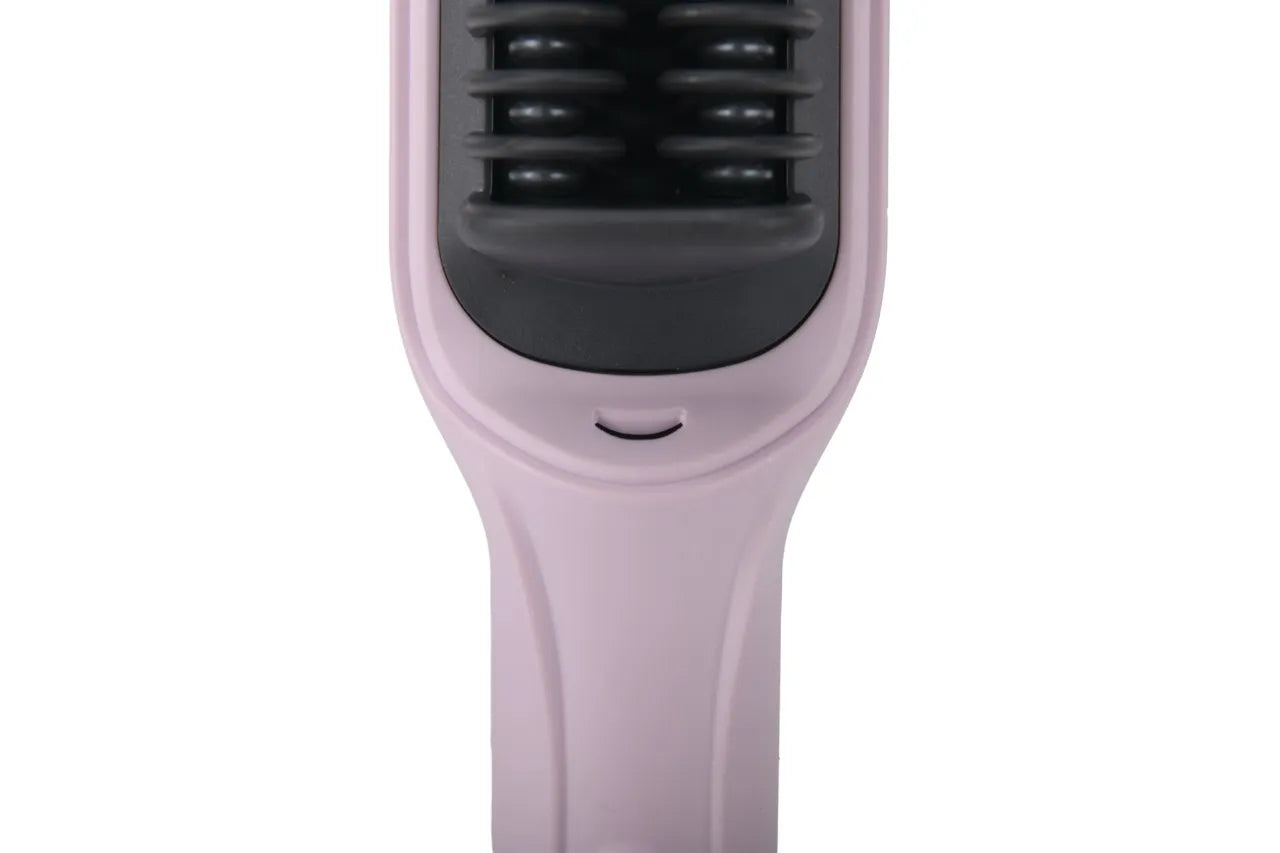 LY-120 Hair Straightener Brush (Pink)