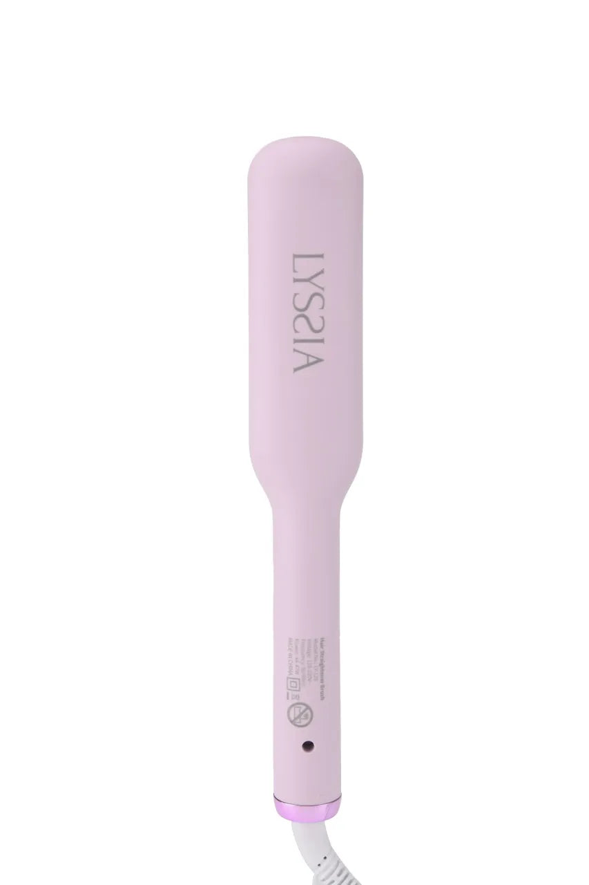 LY-120 Hair Straightener Brush (Pink)