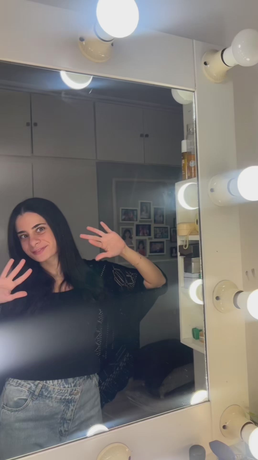 LY-120 Hair Straightener Brush (Pink)